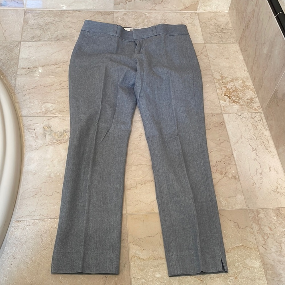 Banana Republic Gray Cropped Dress Pants